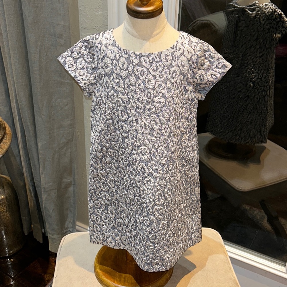 J CREW Beautiful Metallic Dress SZ 5